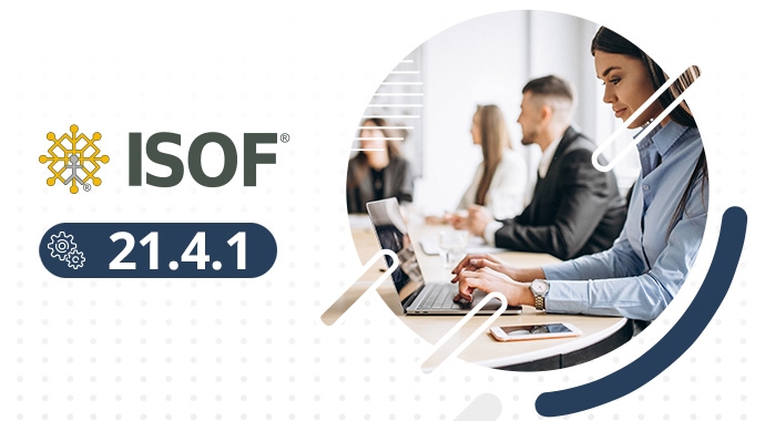 Nowa wersja systemu ISOF 21.4.1